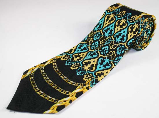 RUSH LIMBAUGH NO BOUNDARIES EMBOSSED SILK TIE/NECKTIE  