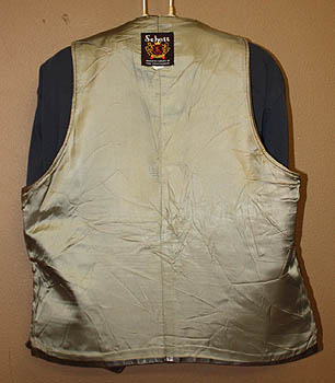 MENS VTG SCHOTT COWBOY/WESTERN/BIKER LEATHER VEST sz M  