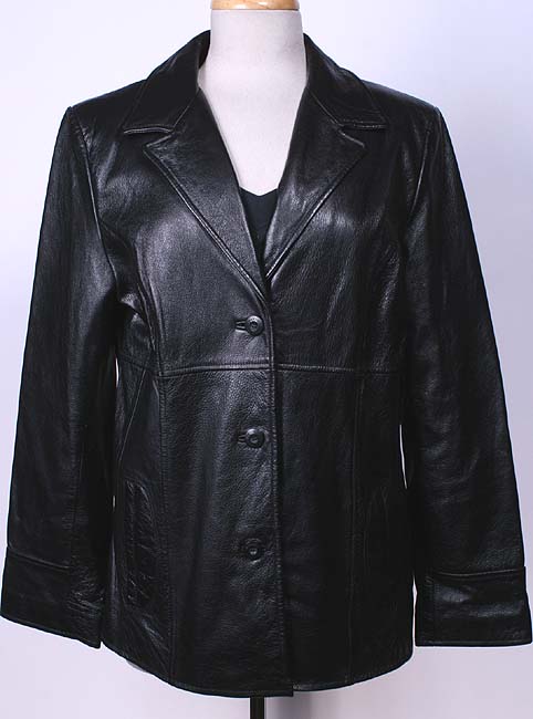 WOMENS WILSONS MAXIMA CUTE LEATHER JACKET/BLAZER sz L  