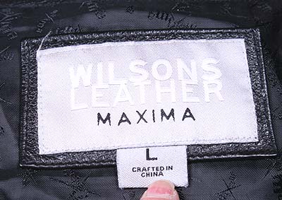 WOMENS WILSONS MAXIMA CUTE LEATHER JACKET/BLAZER sz L  