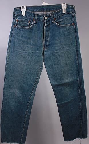 VTG LEVI/LEVIS 501 STRAIGHT LEG JEANS/PANTS sz 31x28  