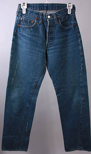 VTG LEVI 501 REDLINE STRAIGHT LEG DENIM JEANS sz 26x30  