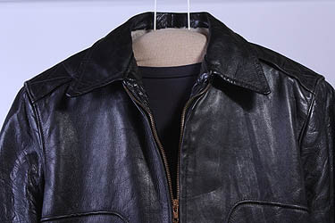 MENS VTG LEATHER/STEER HIDE FLIGHT COAT/JACKET sz 40  