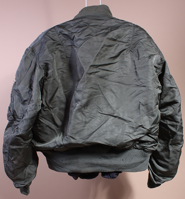 VTG MA1/L2B REVERSIBLE AIR FORCE LIGHT ZONE JACKET sz M  