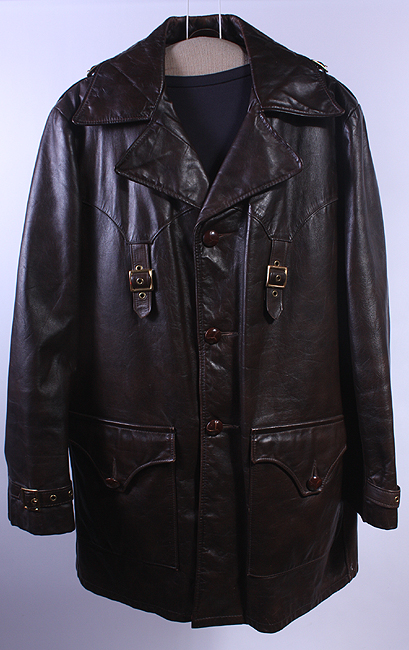 VTG SCHOTT SOFT LEATHER BARNSTORMER COAT/JACKET sz L  