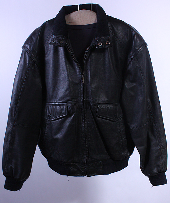 MENS OG MEMBERS ONLY LETHER CAFE RACER JACKET sz 42  