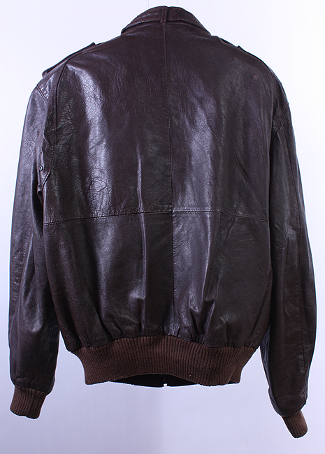 MENS VTG 80s SOFT LEATHER CAFE RACER/BIKER JACKET sz 40  