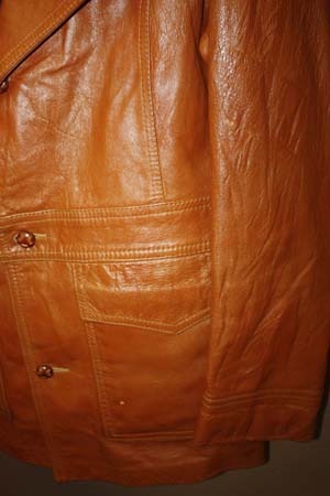 MENS VTG GRAIS MOD/ROCKER LEATHER JACKET/BLAZER 38 R  