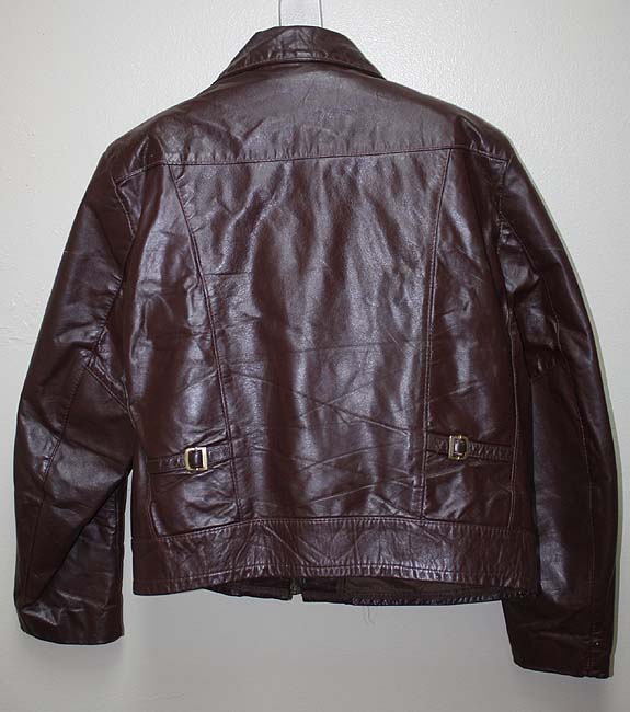 VTG SKINNY/BIKER/HIPSTER/INDIE LEATHER JACKET sz 46 R  